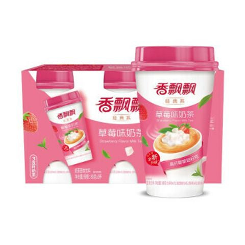 Xiangpiaopiao Milk Tea Strawberry Flavor  香飘飘奶茶