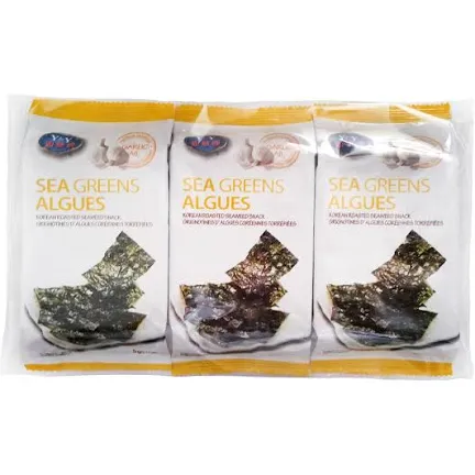 Y&Y Korean Roasted Seaweed Snack Garlic Ail Flavour