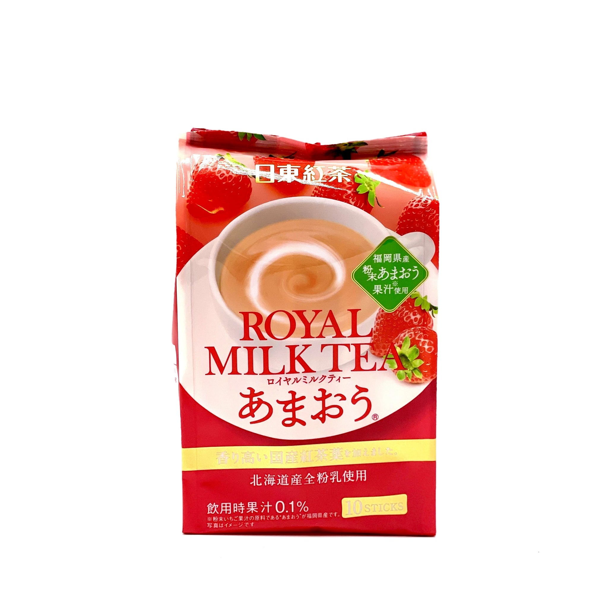 日东红茶奶茶草莓味 NITTO Royal Milk Tea Strawberry Flavor 140g