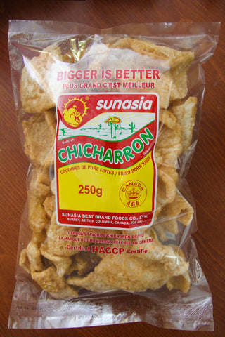 Sunasia chicharron fried prok rinds 70g