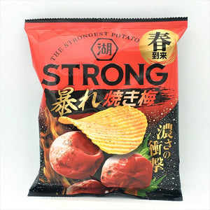 湖池屋薯片暴烧梅味 KOIKEYA Potato Chips Strong Plum Flavor 78g