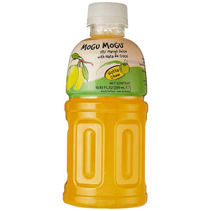 Mogu mango juice 25% with nata de coco 魔果芒果汁 320ml