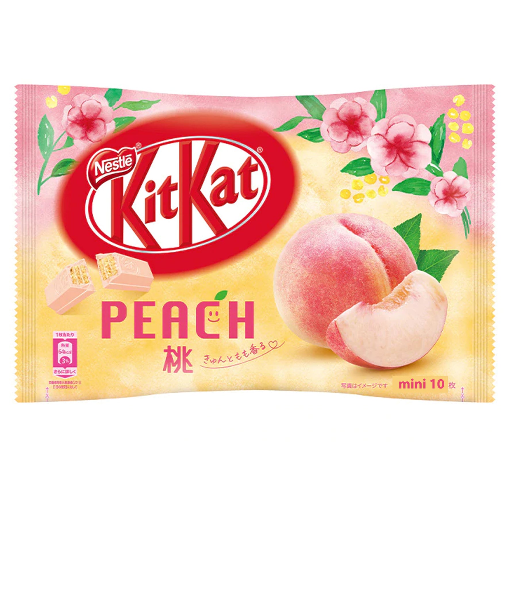 Nestle kitkat peach chocolate wafer bar 116g