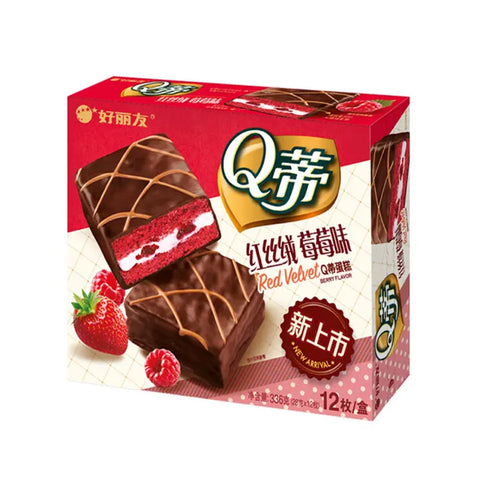 好丽友Q蒂蛋糕红丝绒莓莓 ORION Cake Berry Flavor 336g