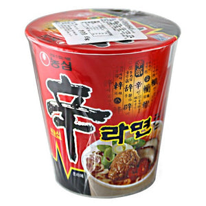 农心辛拉面杯面 Nongshim shin noodle soup spicy 75g
