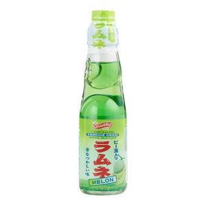 Shirakiku Carbonated Ramune Drink - Melon 200ml