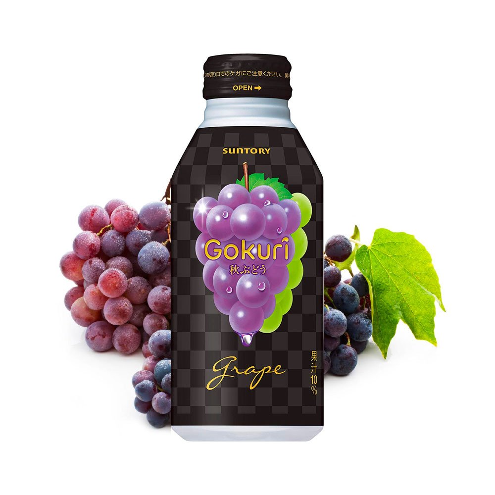 SUNTORY GOKURI GRAPE JUICE 400G