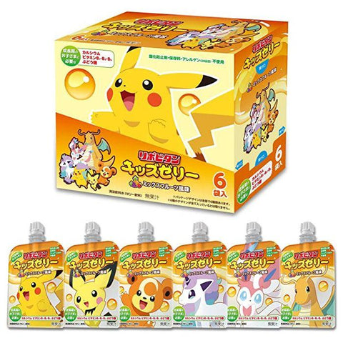 Taisho lipovitan pokemon jelly mix fruit flavor 125g