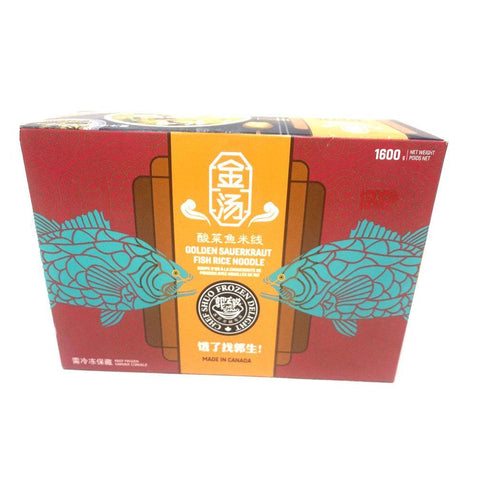 Chefshuo golden asuerkraut fish rice noodle 酸菜鱼米线 1600g