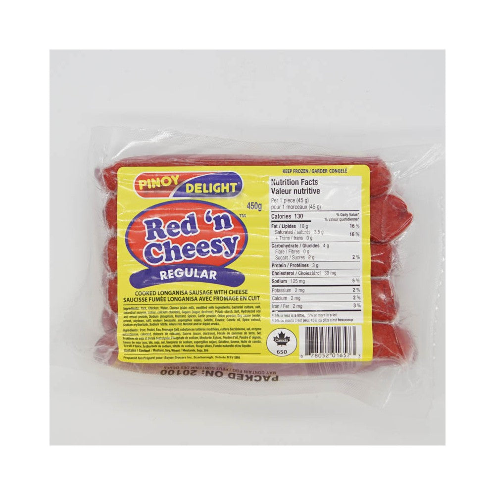Pinoy delight Red'n cheesy Regular 450g