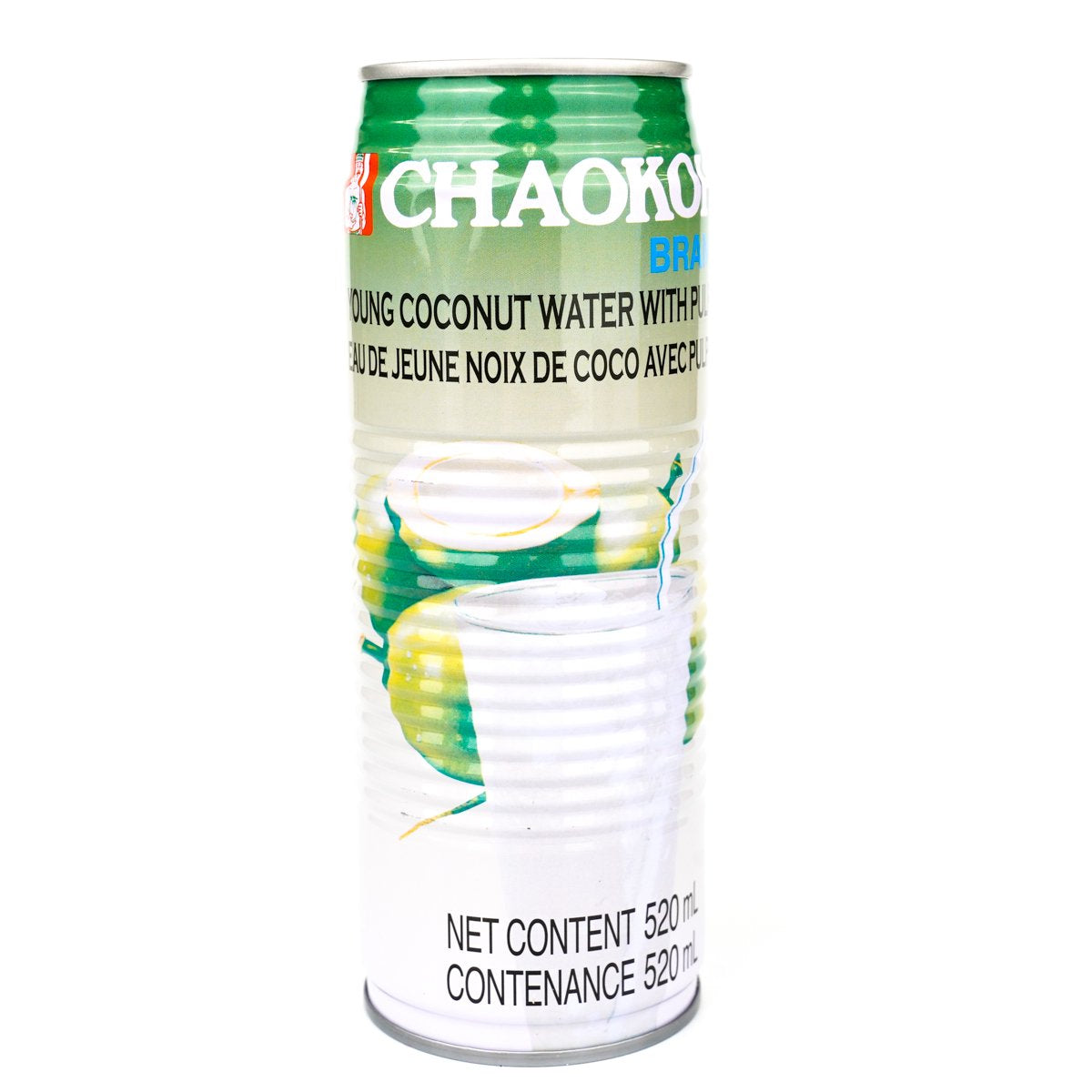 Chaokoh young coconut water with pulp 520ml