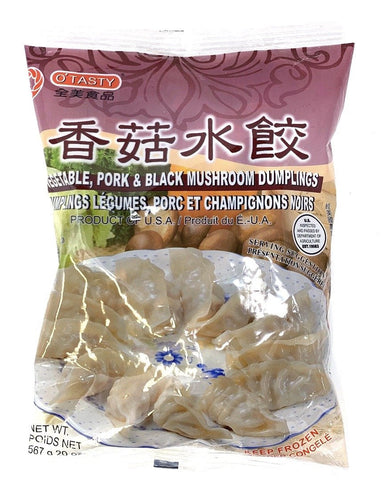 全美食品 香菇水饺 567g OTASTY Vegetables, Pork & Black Mushroom Dumplings 567g