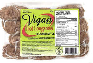 Vigan hot longanisa 375g