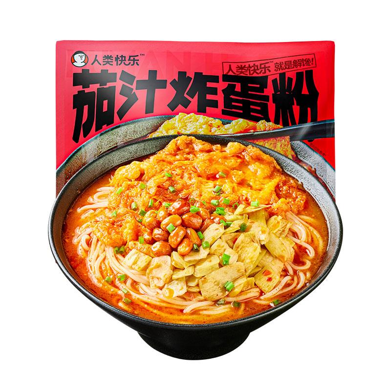人类快乐 茄汁炸蛋粉 tomato fried egg rice noodle 270g