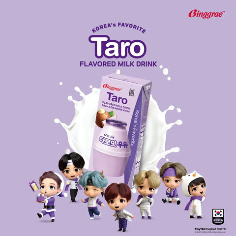 Ginggrae taro flavored drink 韩国芋头牛奶  6x200ml