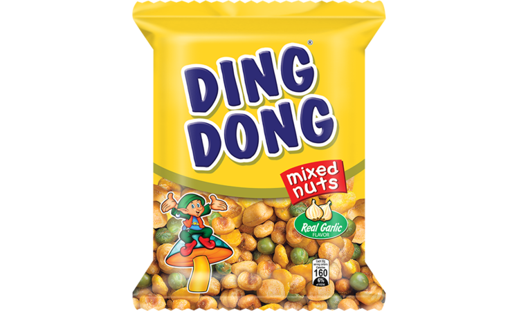 Ding Dong Mixed Nuts - Real Garlic Flavor 100g