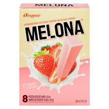 BINGGRAE)MELONA STRAWBERRY ICE BAR
