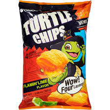 1 ORION)TURTLE CHIPS FLAMIN' LIME 160g