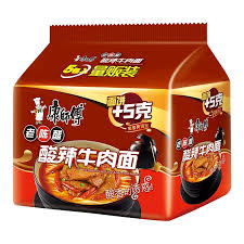 KSF Instant Noodles Sour&Spicy Flavor 111g*5 KSF 老陈醋酸辣牛肉面