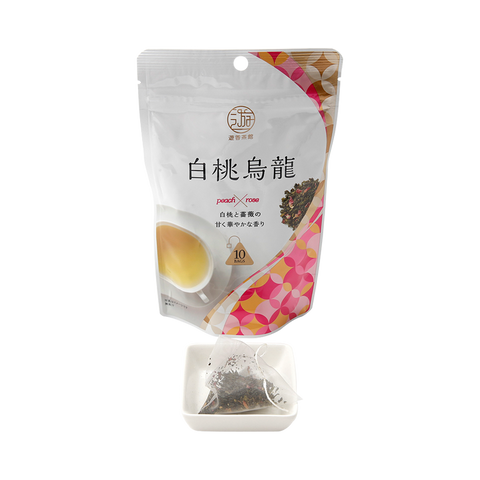 日东遊香茶馆白桃乌龙茶 NITTO Peach Oolong Tea 10 bags