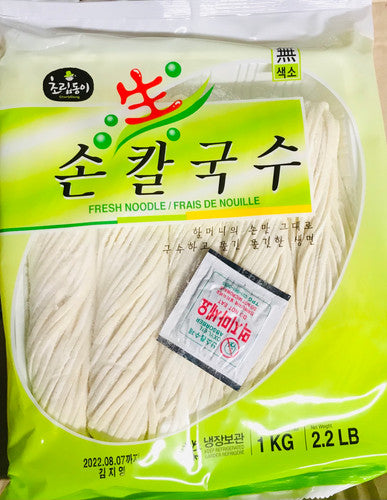 Korean Sonkalgoogsu Fresh Noodle 韩国手打刀切面 1kg