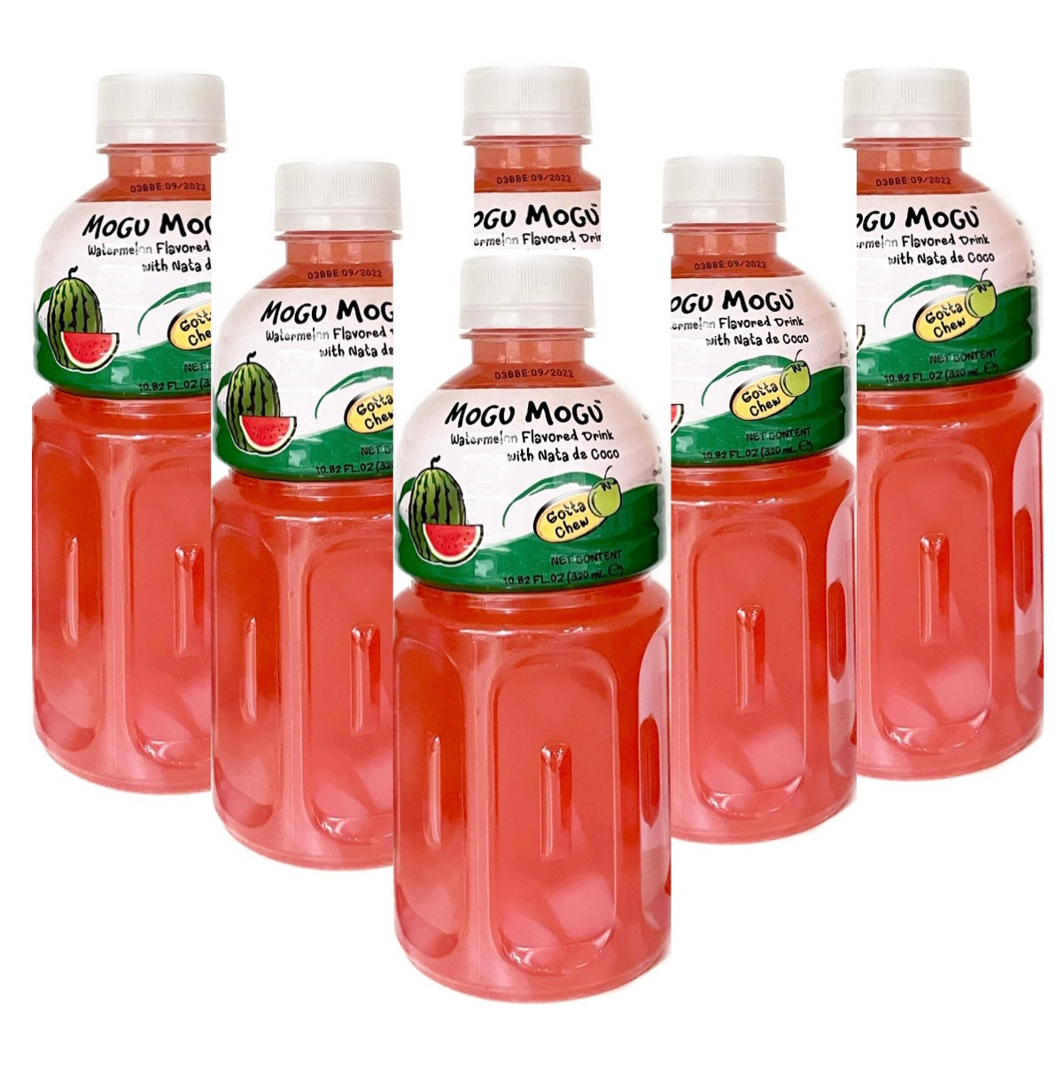 Mogu Mogu Watermelon Flavoured Drink With Nata de Coco 320ML