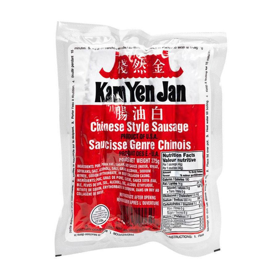 金然栈 白油肠375g KYJ Chinese Style Sausage 375g