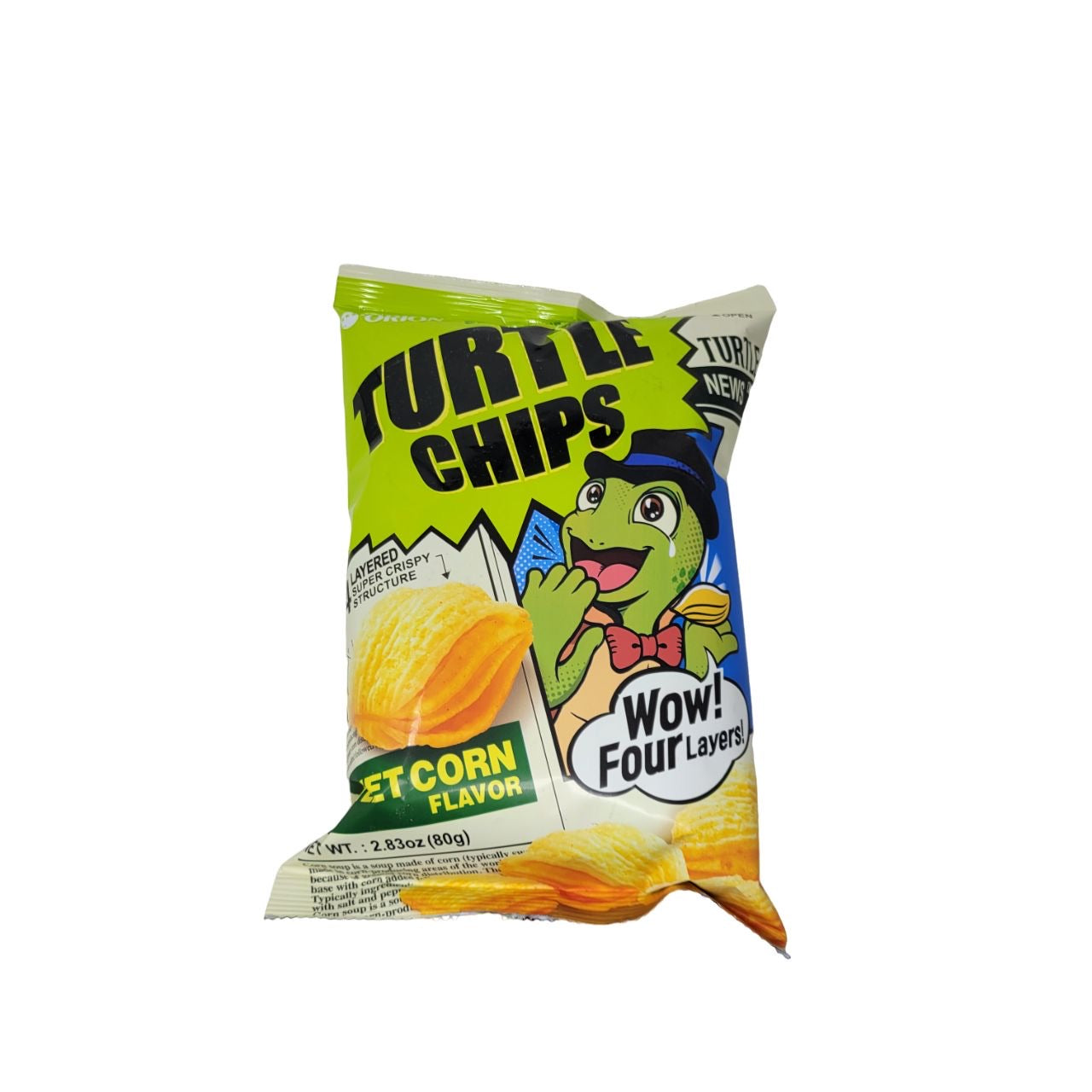 好丽友韩国多层薯片乌龟薯片 ORION Kkpbuk Chips 80g