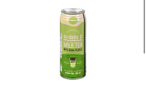 Evergreen Bubble Milk Tea with Boba Pearls (Matcha) 480ml