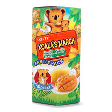 Lotte Koala March mango cream  Biscuits 48g