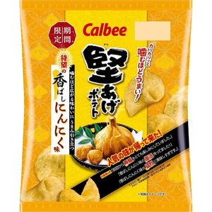 Calbee potato chips crunch garlic flavor 50g