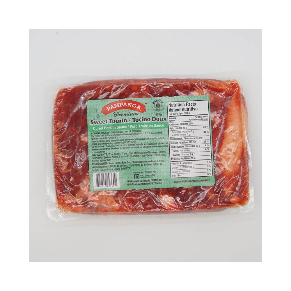 Pampanca Sweet Tocino Cured pork in sauce 375g