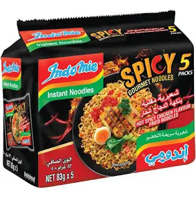Indomie instant noodles spicy gourmet noodles