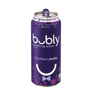 Bubly Blackberry Sparkling Water 473 mL, Can, 473mL