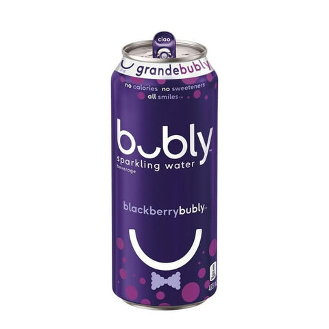 Bubly Blackberry Sparkling Water 473 mL, Can, 473mL