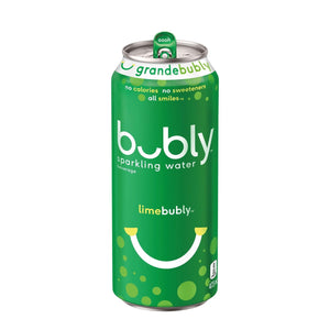 Bubly Lime Sparkling Water 473mL, Can, 473 mL