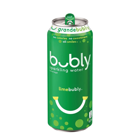Bubly Lime Sparkling Water 473mL, Can, 473 mL