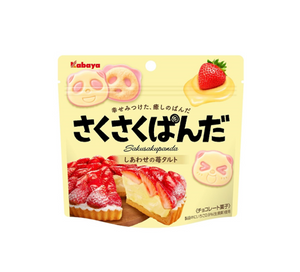 Kabaya Crispy Panda Happy Strawberry Tart 43g