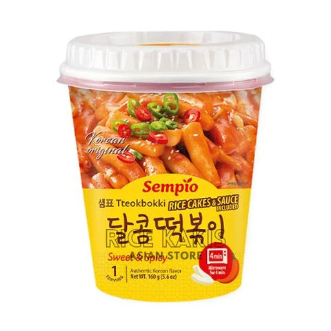 SEMPIO)INSTANT TTEOKBOKKI, SWEET&Spicy (CUP) 160g
