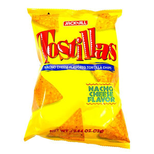 JnJ Tostillas Nacho Cheese 72g