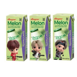 Ginggrae melon flavored drink 韩国蜜瓜牛奶  6x200ml