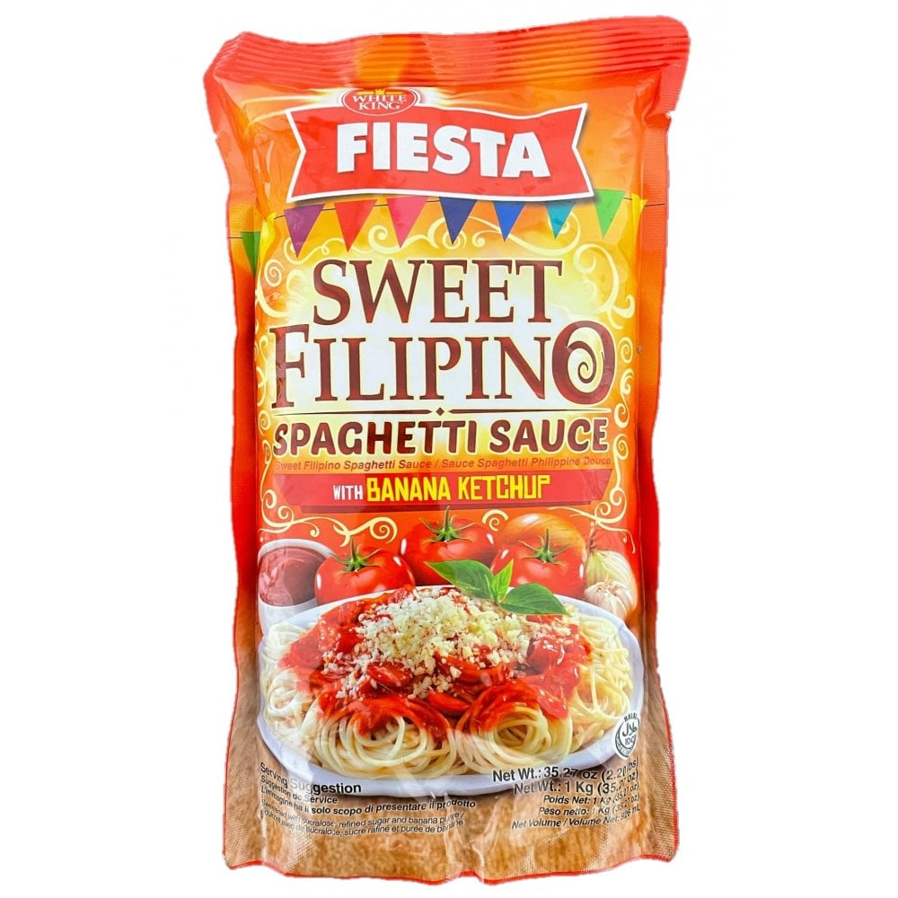 White King Fiesta Sweet Filipino Spaghetti Sauce with Banana 1kg