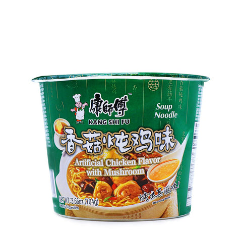 康师傅 香菇炖鸡味杯面 Artificial Chicken Flavour with Mushroom 104g