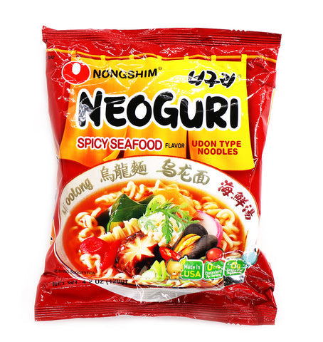 Nongshim Neoguri spicy seafood flavour 120g