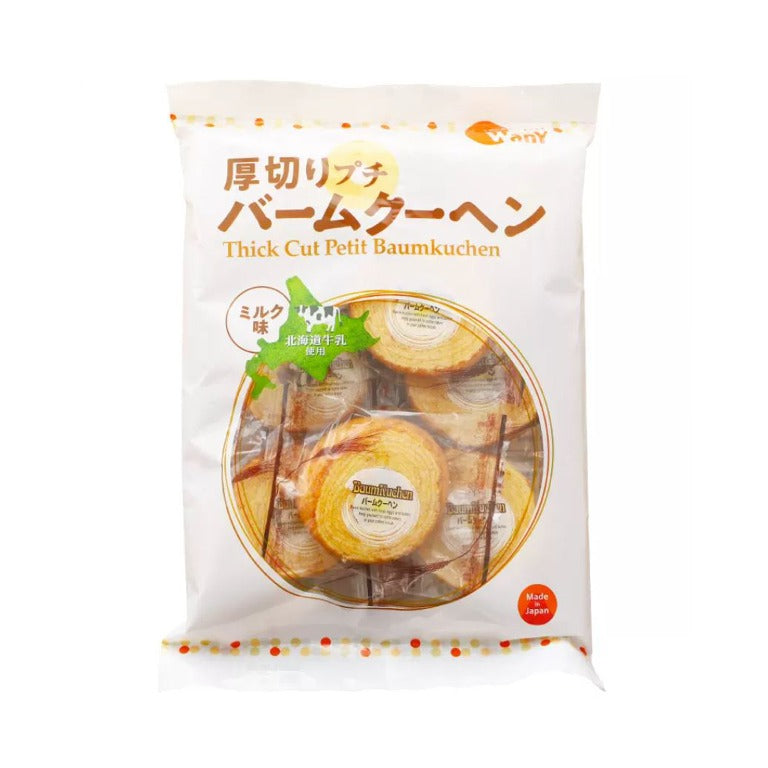 日本北海道牛乳厚切蛋糕  Japanese Thick Cut Petit Baumkuchen 190g
