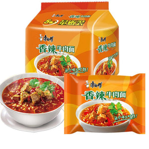 康师傅 香辣牛肉面 Instant noodle spciy beef flavor 103g*5