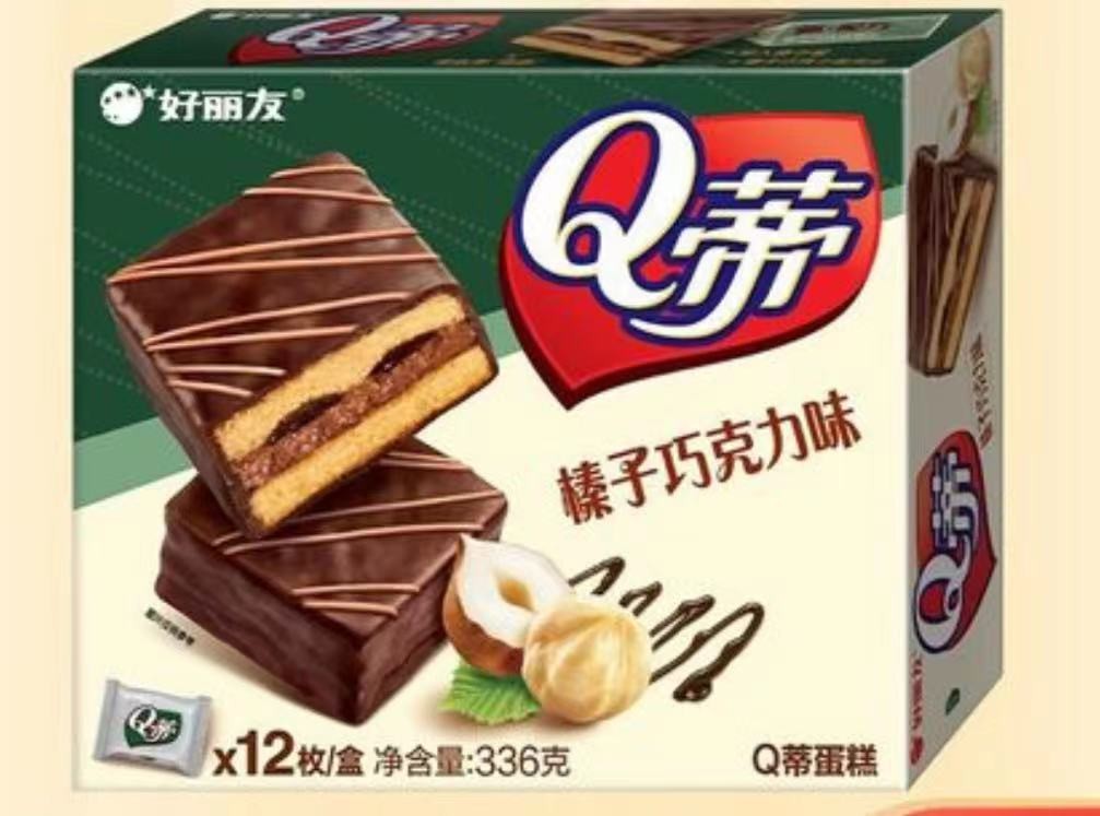 Orion好丽友Q蒂 榛子巧克力味 336g
