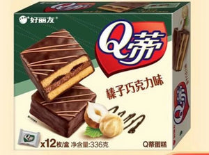 Orion好丽友Q蒂 榛子巧克力味 336g