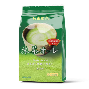 日东抹茶 奶茶 matcha milk tea 10 sticks