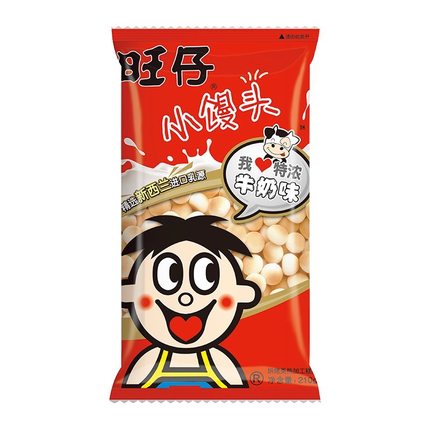 旺仔小馒头 牛奶味 Milk Biscuit Original 210g